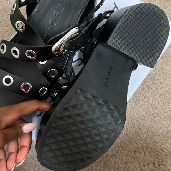 Aerosoles Cleveland Black Slingback Sandal in Size 8.5 - Picture 8 of 8